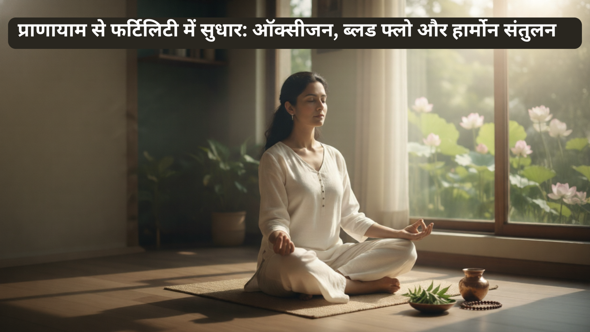प्राणायाम से फर्टिलिटी में सुधार: ऑक्सीजन, ब्लड फ्लो और हार्मोन संतुलन