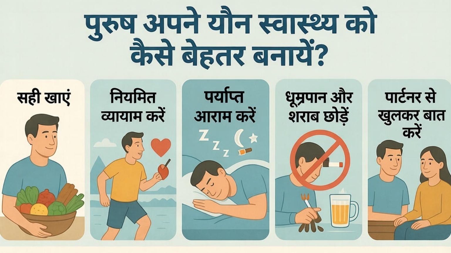 You are currently viewing पुरुष अपने यौन स्वास्थ्य को कैसे बेहतर बनाये? 