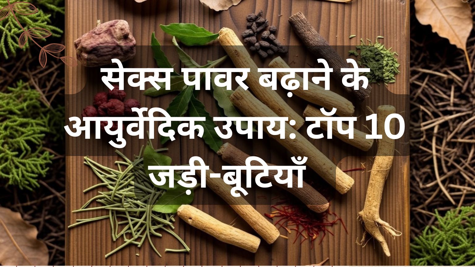 Read more about the article सेक्स पावर बढ़ाने के आयुर्वेदिक उपाय : टॉप 10 जड़ी-बूटियाँ  