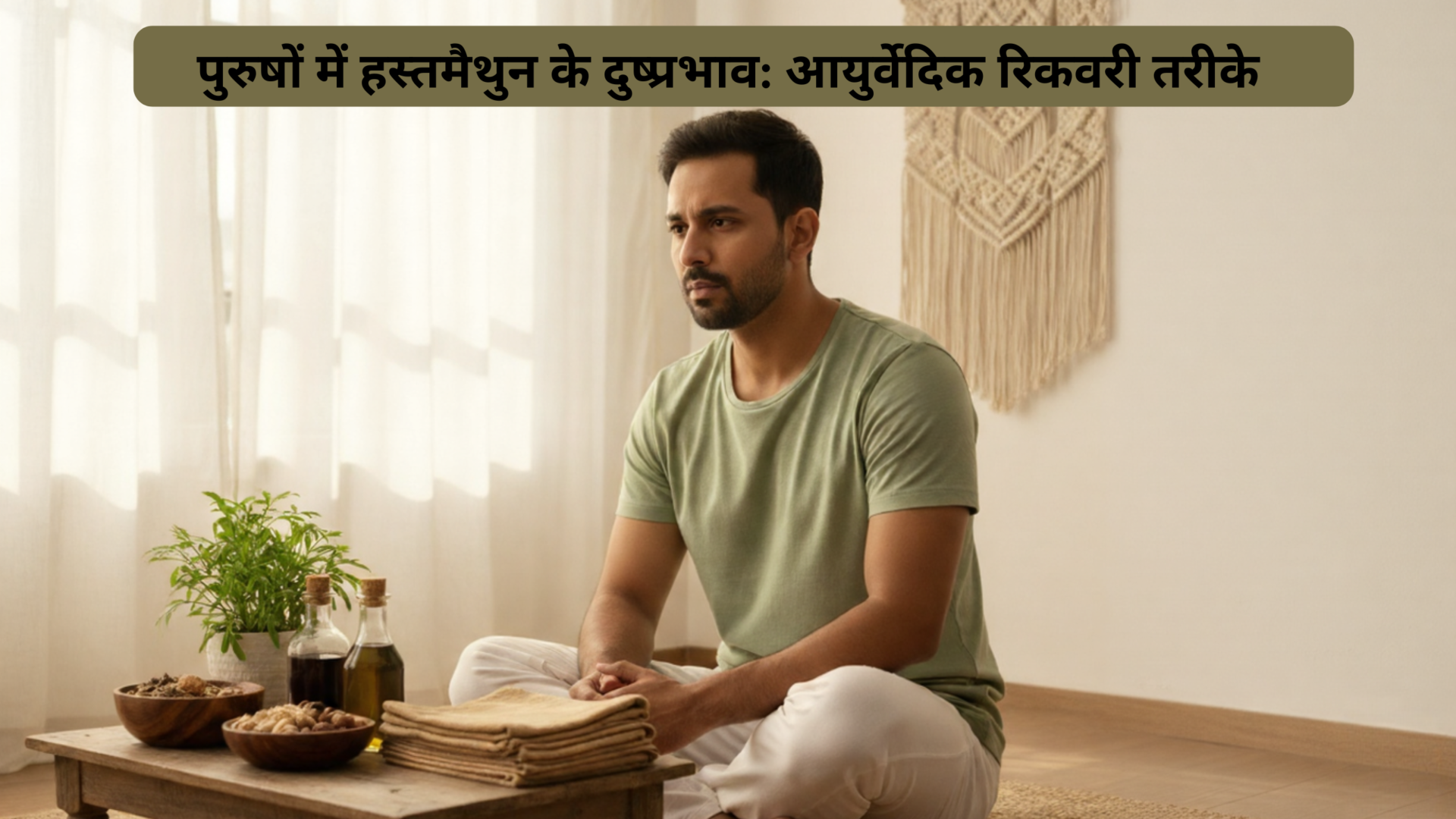 पुरुषों में हस्तमैथुन के दुष्प्रभाव: आयुर्वेदिक रिकवरी तरीके