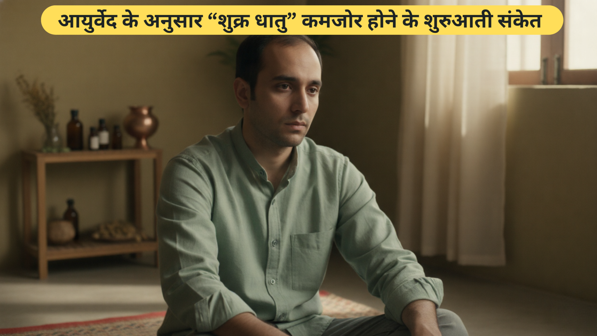 आयुर्वेद के अनुसार शुक्र धातु कमजोर होने के शुरुआती संकेत और लक्षण