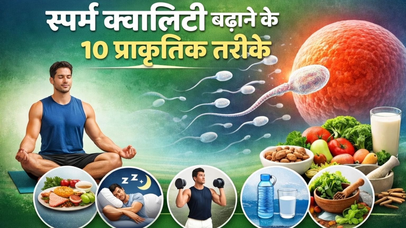 Read more about the article स्पर्म क्वालिटी बढ़ाने के 10 प्राकृतिक तरीके