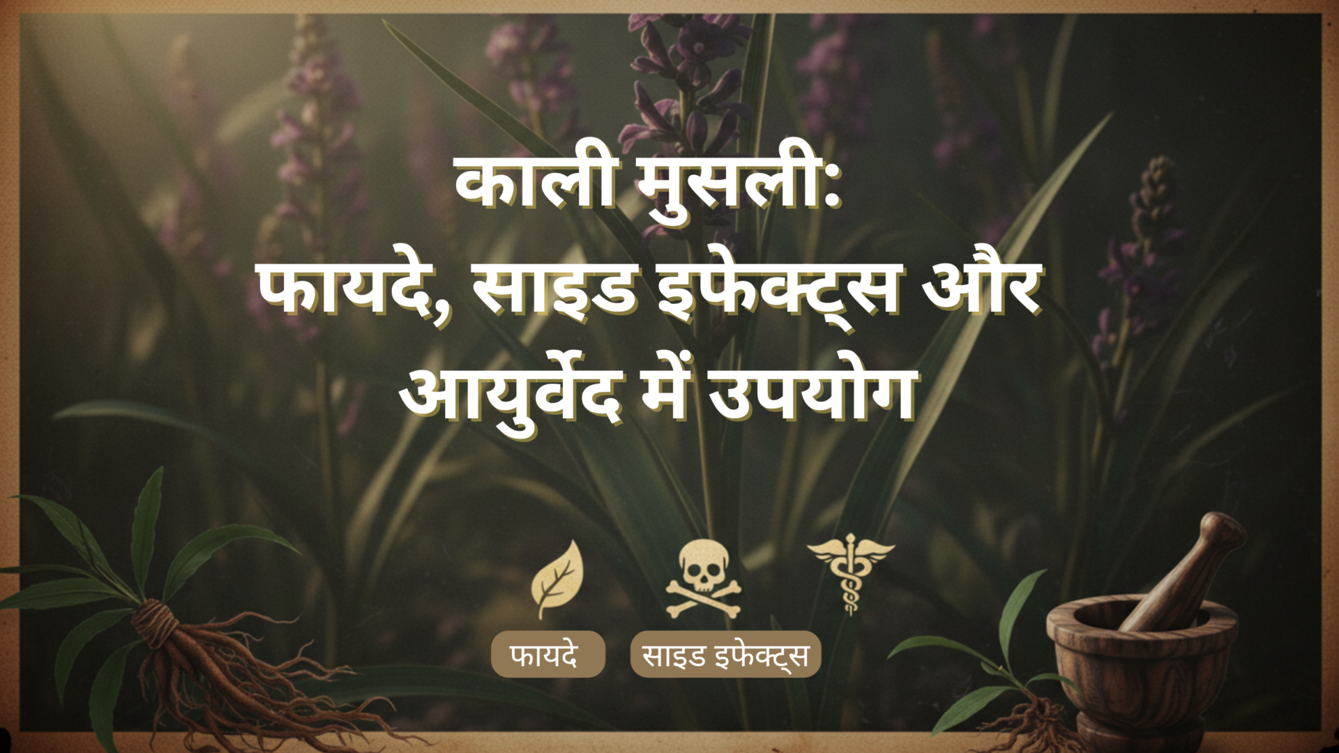 काली मुसली: फायदे, साइड इफेक्ट्स और आयुर्वेद में उपयोग