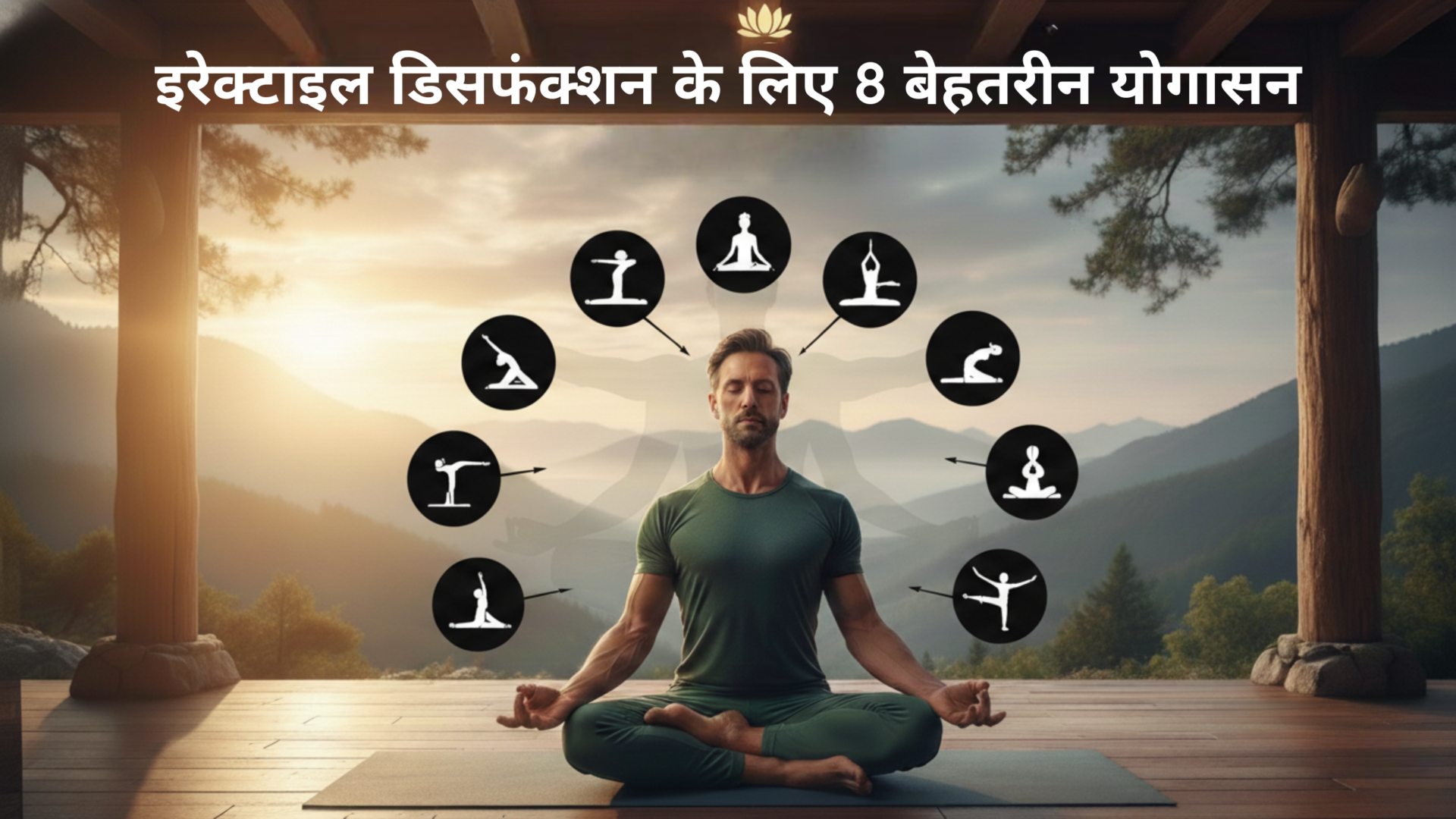 इरेक्टाइल डिसफंक्शन के लिए 8 बेहतरीन योगासन: प्राकृतिक उपाय