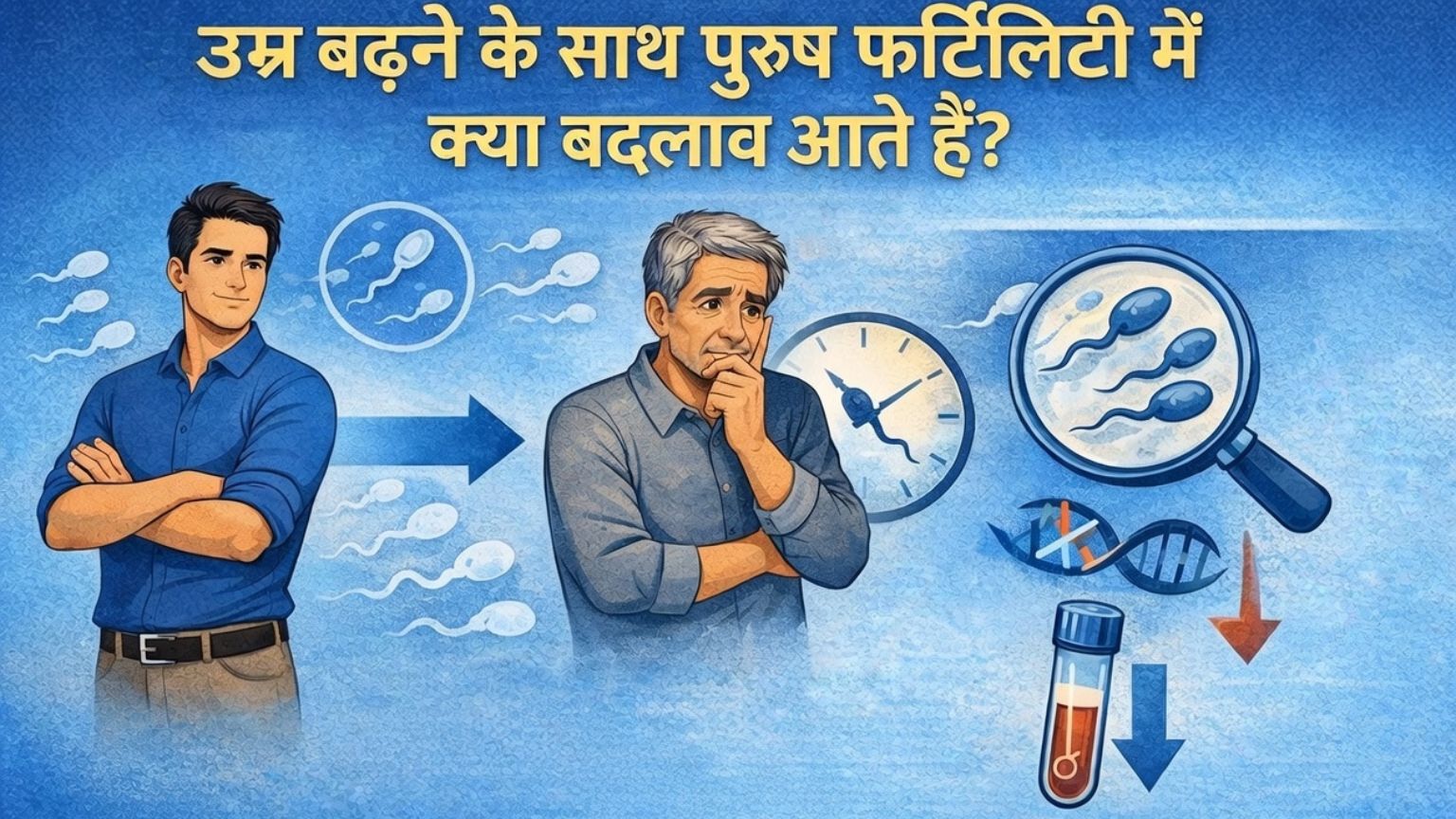 Read more about the article उम्र बढ़ने के साथ पुरुष फर्टिलिटी में क्या बदलाव आते हैं?
